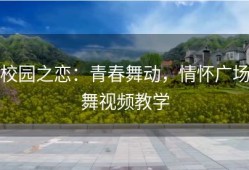 校园之恋：青春舞动，情怀广场舞视频教学