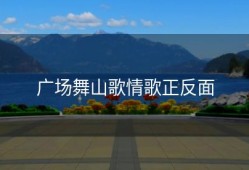 广场舞山歌情歌正反面