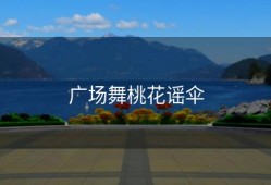 广场舞桃花谣伞