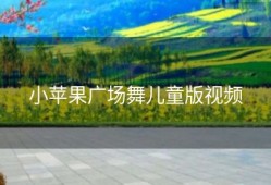 小苹果广场舞儿童版视频