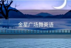 金星广场舞英语