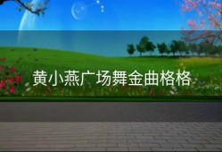 黄小燕广场舞金曲格格