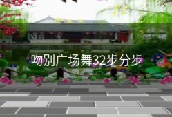吻别广场舞32步分步