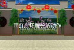 雨虹广场舞分解动作