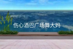 伤心酒巴广场舞大妈