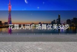 花舞人间广场舞优美32步