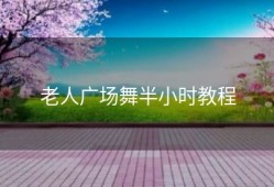 老人广场舞半小时教程