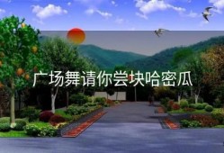 广场舞请你尝块哈密瓜