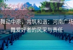 舞动中原，共筑和谐：河南广场舞爱好者的风采与责任