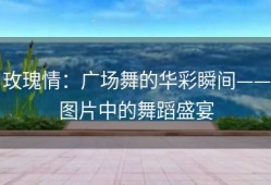 玫瑰情：广场舞的华彩瞬间——图片中的舞蹈盛宴