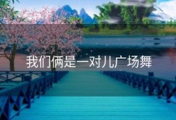 我们俩是一对儿广场舞