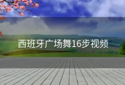 西班牙广场舞16步视频