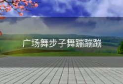 广场舞步子舞蹦蹦蹦