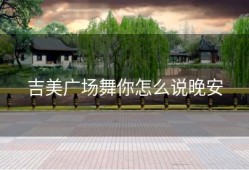 吉美广场舞你怎么说晚安
