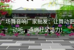 广场舞音响厂家批发：让舞动更动听，点燃社区活力！