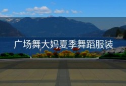 广场舞大妈夏季舞蹈服装