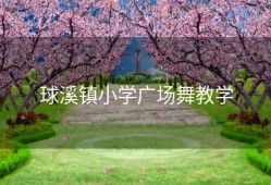 球溪镇小学广场舞教学