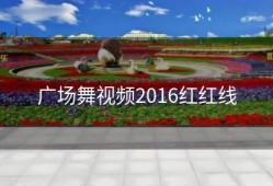 广场舞视频2016红红线