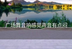 广场舞音响感觉声音有点闷