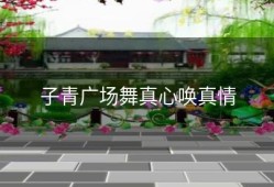 子青广场舞真心唤真情