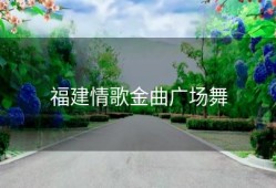 福建情歌金曲广场舞