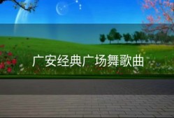 广安经典广场舞歌曲