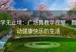 学无止境：广场舞教学视频，舞动健康快乐的生活