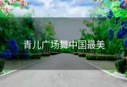 青儿广场舞中国最美