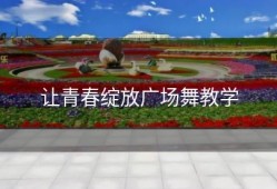 让青春绽放广场舞教学