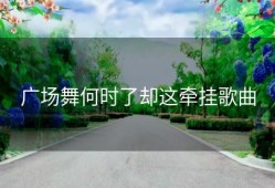 广场舞何时了却这牵挂歌曲