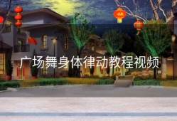 广场舞身体律动教程视频