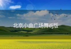 北京小曲广场舞dj版