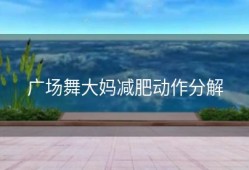 广场舞大妈减肥动作分解