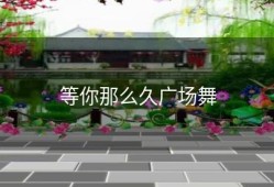 等你那么久广场舞
