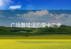 广场舞错误的爱十二步