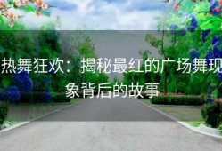 热舞狂欢：揭秘最红的广场舞现象背后的故事
