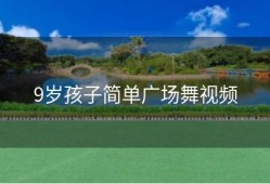 9岁孩子简单广场舞视频