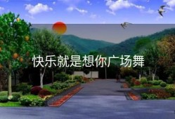 快乐就是想你广场舞