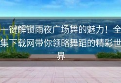 一键解锁雨夜广场舞的魅力！全集下载网带你领略舞蹈的精彩世界