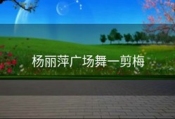 杨丽萍广场舞一剪梅