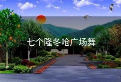 七个隆冬呛广场舞