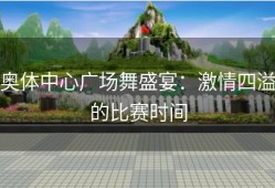 奥体中心广场舞盛宴：激情四溢的比赛时间