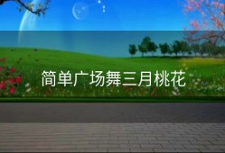 简单广场舞三月桃花