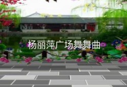 杨丽萍广场舞舞曲