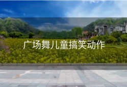 广场舞儿童搞笑动作