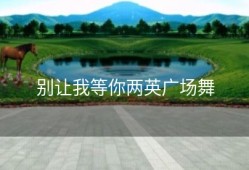 别让我等你两英广场舞