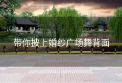 带你披上婚纱广场舞背面