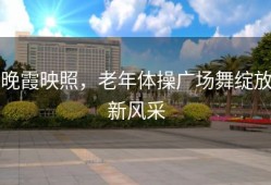 晚霞映照，老年体操广场舞绽放新风采