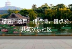 糖豆广场舞：借点情，借点爱，共筑欢乐社区