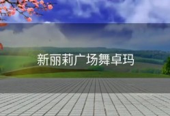 新丽莉广场舞卓玛